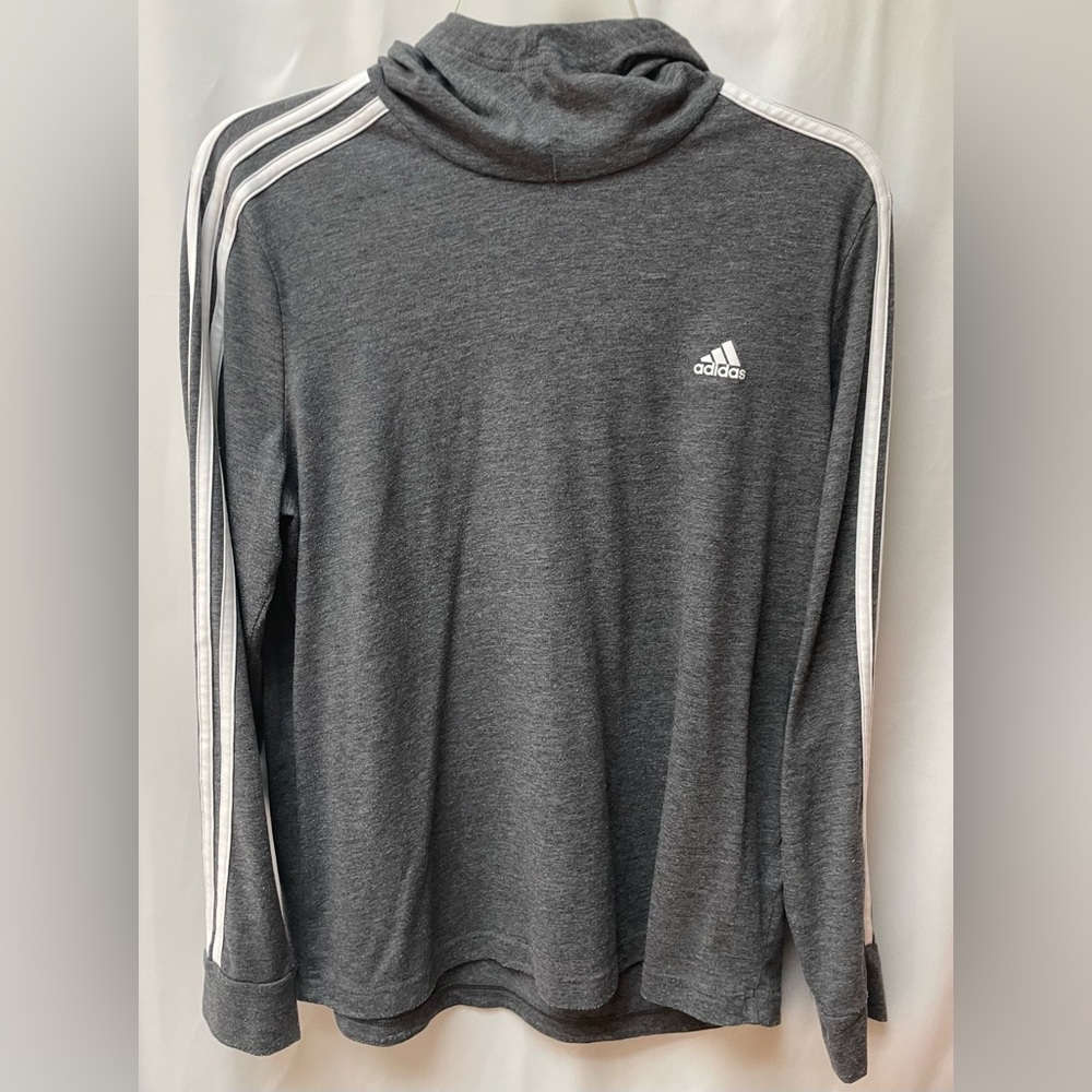 Adidas Lightweight Climalite Gray Hoodie